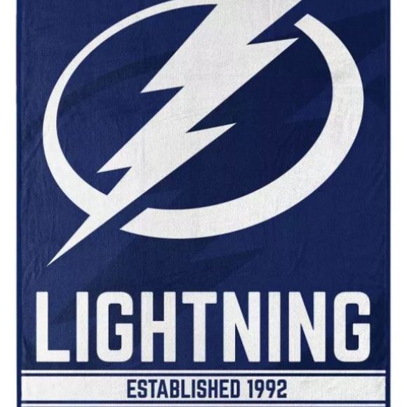 NHL Super Plush Throw Tampa Bay Lightning - Picture 1 of 1